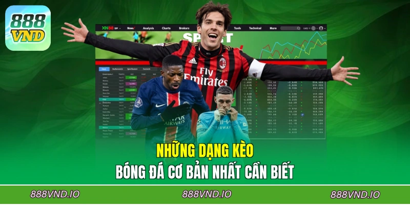 Những dạng kèo bóng đá cơ bản nhất cần biết